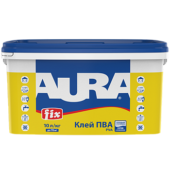 Клей ПВА AURA Fix PVA, 2.5л 43678 фото