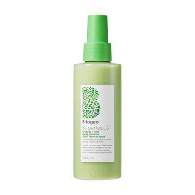 Косметичний засіб Briogeo Superfoods Avocado and Kiwi Mega Moisture 3-in-1 Leave-In Conditioner, Detangler and UV Protection Spray, 170 мл КОСМ06044 фото