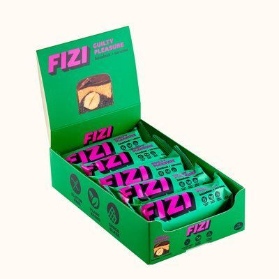 Батончик FIZI Hazelnut + caramel 45г 10шт 2514020326 фото