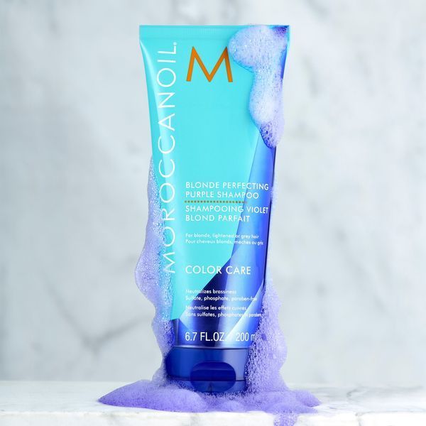 Косметичний засіб Moroccanoil Blonde Perfecting Purple Shampoo, 198 мл КОСМ02694 фото