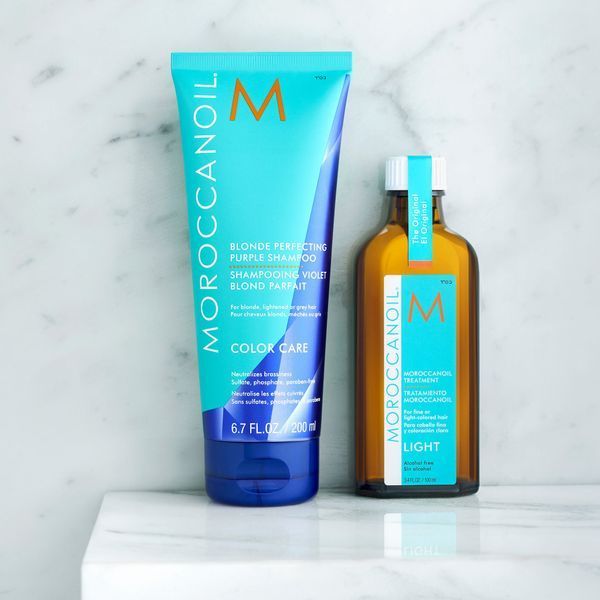 Косметичний засіб Moroccanoil Blonde Perfecting Purple Shampoo, 198 мл КОСМ02694 фото