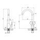 Змішувач для кухні Agua Acero - INOX035 CV023285 фото 2
