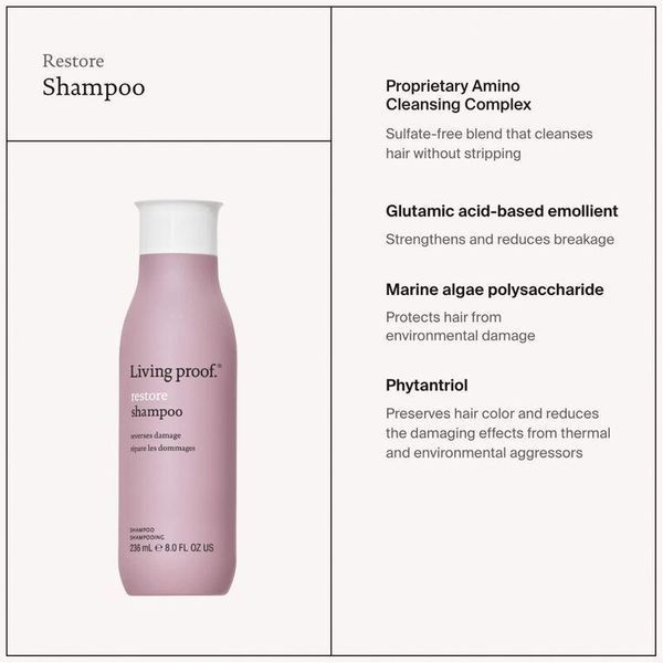 Шампунь Living Proof Restore Shampoo 60 мл 2462246592 фото