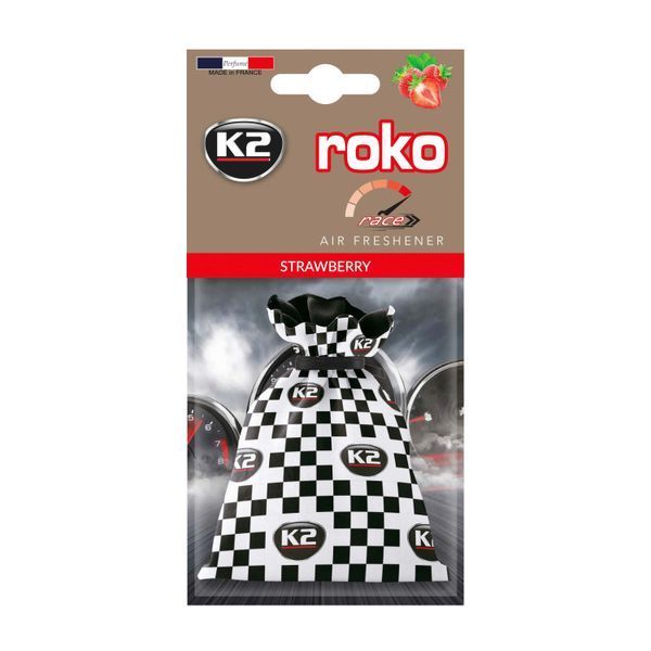 Ароматизатор для салону авто Roko Race полуниця 25 г K20314 фото