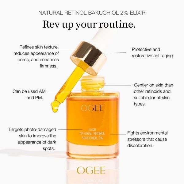 Косметичний засіб Ogee Natural Retinol Bakuchiol 2% Elixir, 15 мл КОСМ00981 фото