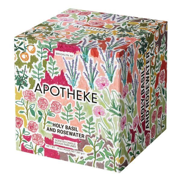 Косметичний засіб Apotheke Holy Basil and Rosewater 2-Wick Concrete Candle, 414 мл КОСМ04131 фото