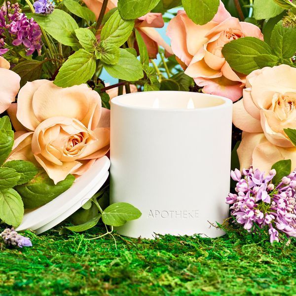 Косметичний засіб Apotheke Holy Basil and Rosewater 2-Wick Concrete Candle, 414 мл КОСМ04131 фото