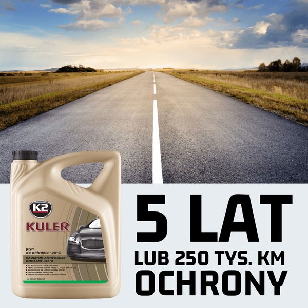 Рідина охолоджуюча Kuler Long Life G11 -35°C зелена 5 л K20263 фото