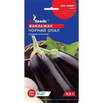 Насіння Баклажан Чорний опал GL Seeds 0.3г (For Hobby715) 4823096900797 фото