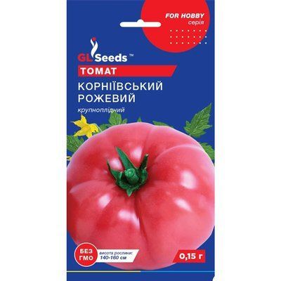 Насіння Томат Корніївський рожевий GL Seeds 0.15г (For Hobby576) 4823096905761 фото