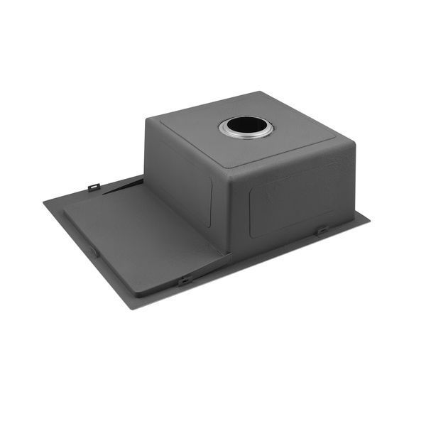 Кухонная мойка Kroner KRP Schwarze - 6350LHM PVD (3/1 мм) CV031322 фото