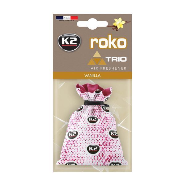 Ароматизатор для салону авто Roko Trio ваніль 25 г K20335 фото