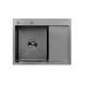 Кухонная мойка Kroner KRP Schwarze - 6350LHM PVD (3/1 мм) CV031322 фото 1