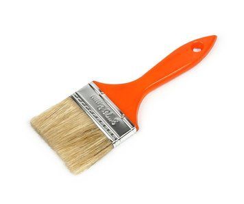 Пензель флейцевий Polax 3", змішаний ворс, пластикова ручка, тип "Еко" (05-006) 05-006 фото