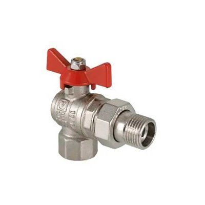 Кран-американка шаровой угловой Valves 1/2" PN30 CV015035 фото