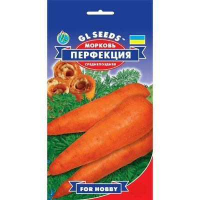 Насіння Морква Перфекція GL Seeds 3г (For Hobby224) 4823096901947 фото