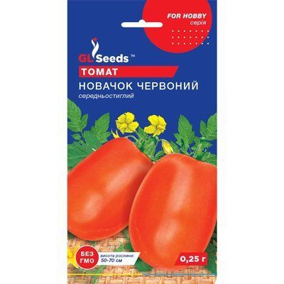 Насіння Томат Новачок червоний GL Seeds 0.25г (For Hobby99) For Hobby99 фото