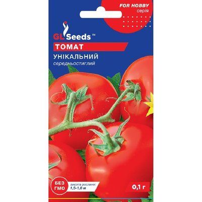 Семена Томат Уникальный GL Seeds 0.1г (For Hobby673) 4823096906836 фото