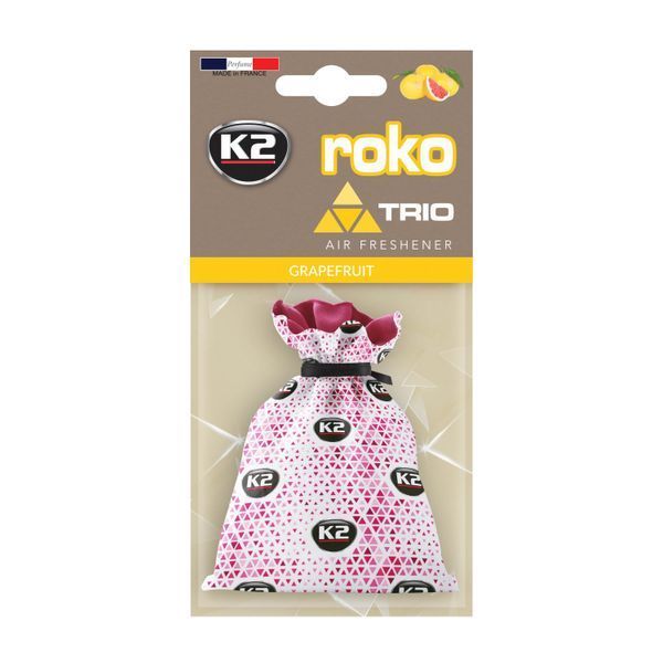 Ароматизатор для салону авто Roko Trio грейпфрут 25 г K20325 фото