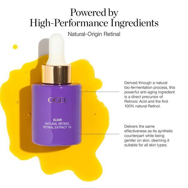 Косметичний засіб Ogee Natural Retinol Retinal 1% Elixir, 15 мл КОСМ00983 фото