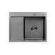Кухонная мойка Kroner KRP Schwarze - 6350RHM PVD (3/1 мм) CV031323 фото 1