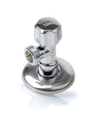 Кран кутовий вентельний IGER 1/2" x 3/8" КС03 фото