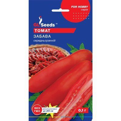 Насіння Томат Забава GL Seeds 0.1г (For Hobby553) 4823096905495 фото