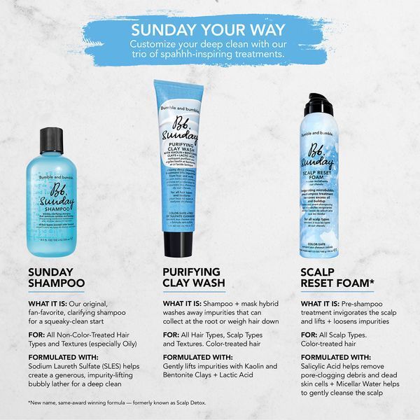 Косметичний засіб Bumble and Bumble Sunday Scalp Reset Foam, 148 мл КОСМ03184 фото