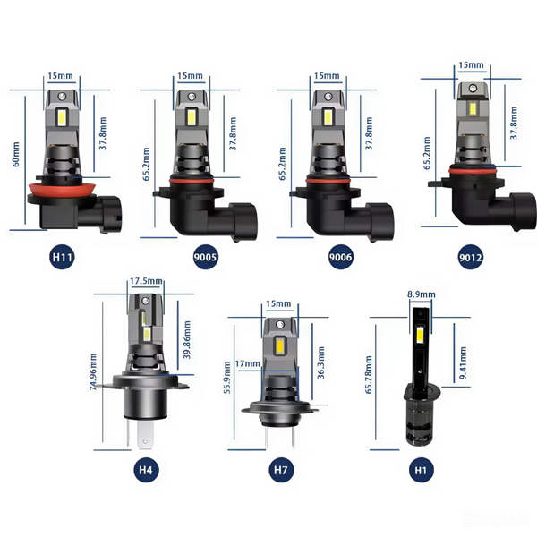 Комплект Світлодіодна лампа Boorin Led H7 6000K 35W 12V 2шт (BoorinH7) BoorinH7 фото