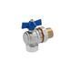Кран-американка шаровой угловой Valves 3/4" PN30 CV015625 фото 3