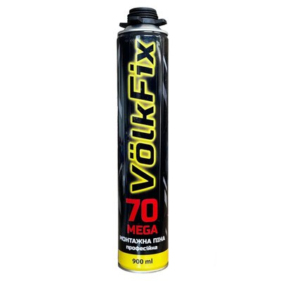 Монтажна піна, Професійна 70L Mega , VolkFix 900 мл 1901407312 фото