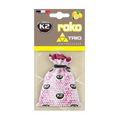 Ароматизатор для салону авто Roko Trio лимон 25 г K20330 фото