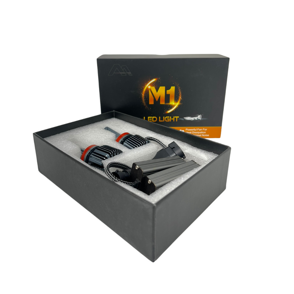 Комплект Світлодіодна лампа M1 Led H8/H9/H11 6000K 75W 12V 2шт (M1-H8/H9/H11) M1-H8/H9/H11 фото