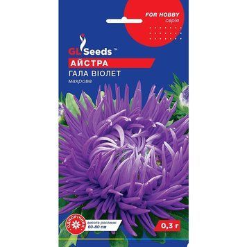Насіння Айстра Гала Віолет GL Seeds 0.3г (For Hobby1157) 4823096900223 фото
