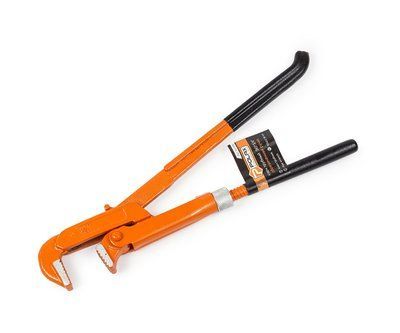 Ключ трубний Polax 90 градусів 3/4" резинова рукоятка Polax (44-006) 70745315 фото