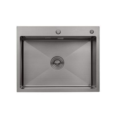 Кухонная мойка Kroner KRP Schwarze - 6350HM PVD (3/1 мм) CV031453 фото