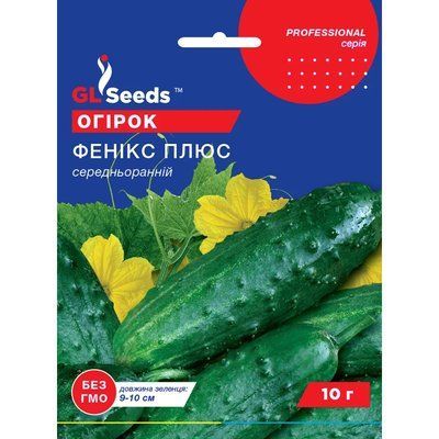Насіння Огірок сортовий Фенікс Плюс GL Seeds 10г (Professional82) Professional82 фото