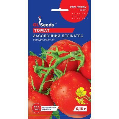 Насіння Томат Засолочний делікатес GL Seeds 0.15г (For Hobby555) 4823096905518 фото