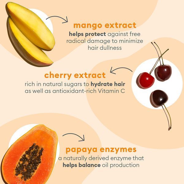 Косметичний засіб Briogeo Superfoods Mango and Cherry Oil Control and Balancing Shampoo, 370 мл КОСМ02836 фото