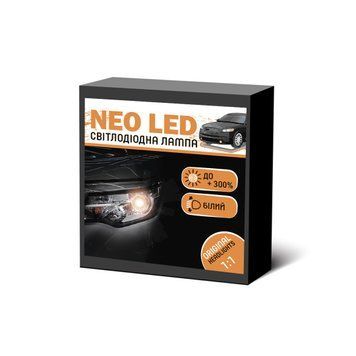 Комплект Світлодіодна лампа NEO LED H7 6000K 35W 12V 2шт (NEO LED H7) NEO LED H7 фото