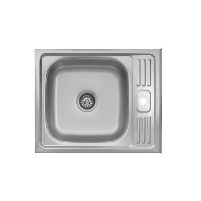 Кухонная мойка накладная Kroner KRP Satin &ndash; 6050 (0.6 мм) CV031911 фото