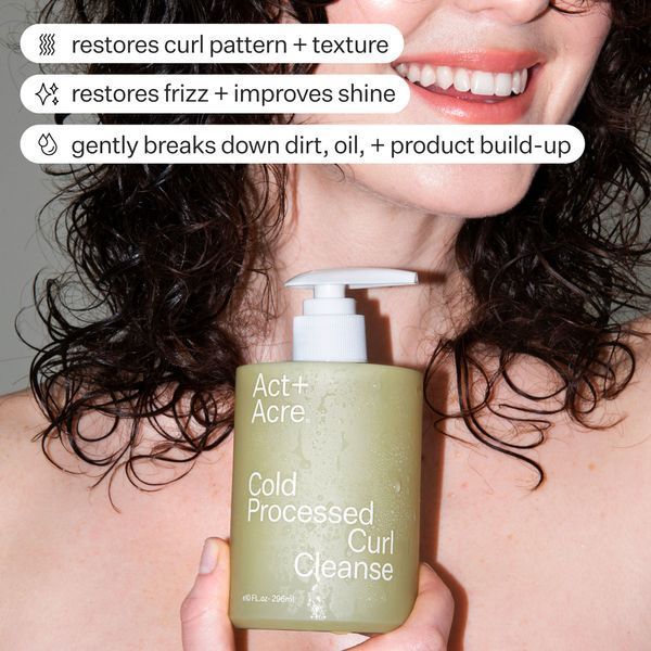 Косметичний засіб Act+Acre Cold Processed Curl Cleanse Shampoo, 296 мл КОСМ02787 фото