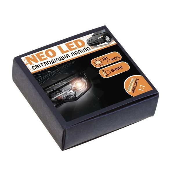 Комплект Світлодіодна лампа NEO LED H7 6000K 35W 12V 2шт (NEO LED H7) NEO LED H7 фото