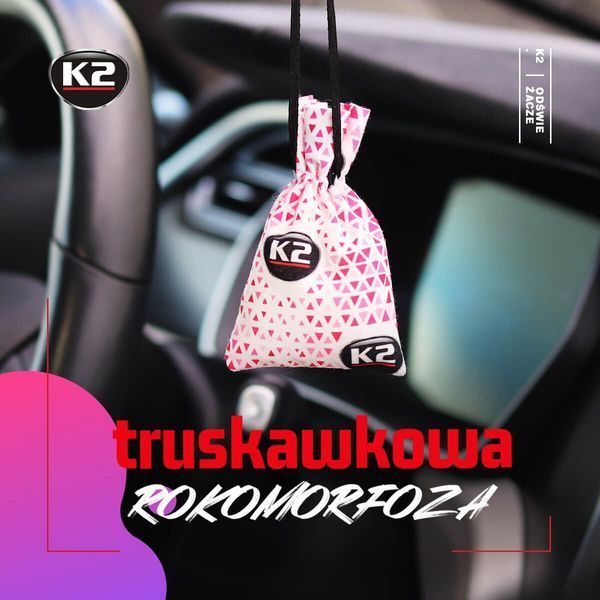 Ароматизатор для салону авто Roko Trio полуниця 25 г K20315 фото