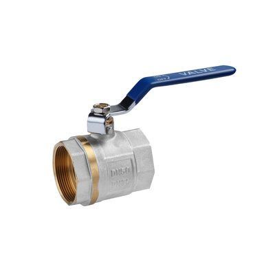 Кран кульовий Valves 2" ВВ PN30 синя ручка CV019694 фото