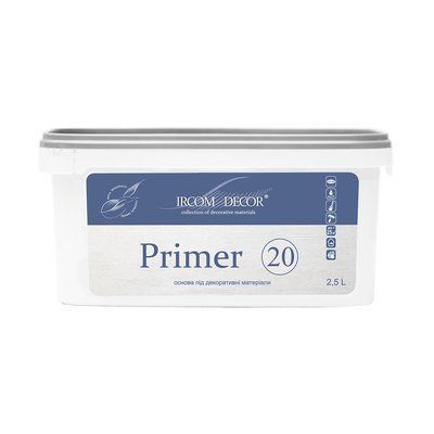 Ґрунт-фарба Ircom Decor Primer 20, Біла, 2.5 л 1738036621 фото