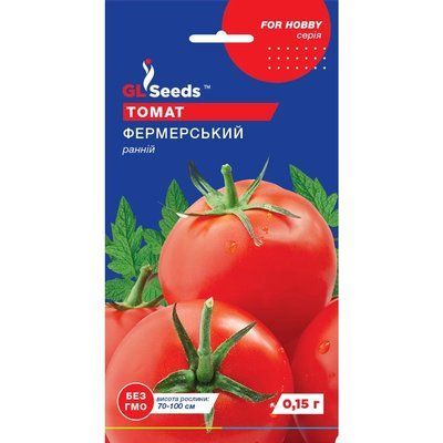 Насіння Томат Фермерський GL Seeds 0.15г (For Hobby677) 4823096906874 фото