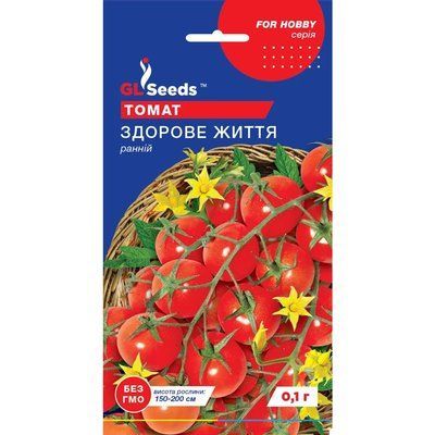 Насіння Томат Здорове життя GL Seeds 0.1г (For Hobby556) 4823096905525 фото