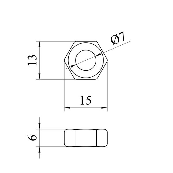 Гайка Kroner М8 CV031623 фото