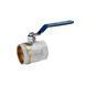 Кран шаровой Valves 2" ВВ PN30 синяя ручка CV019694 фото 1